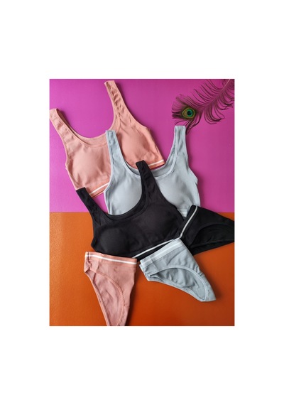 Demirsa Boutique Kaşkorse Kumaş 3'lü Siyah, Gül Kurusu, Mavi Renk Pedli Sütyen Külot Takım Mavi Demirsa Boutique Kaşkorse Kumaş 3'lü Siyah, Gül Kurusu, Mavi Renk Pedli Sütyen Külot Takım Mavi