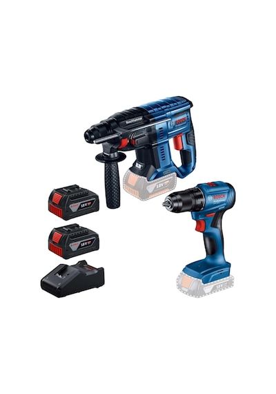Gbh 180-lı Kırıcı Delici +gsr 185-lı Vidalama Set 2x4.0ah