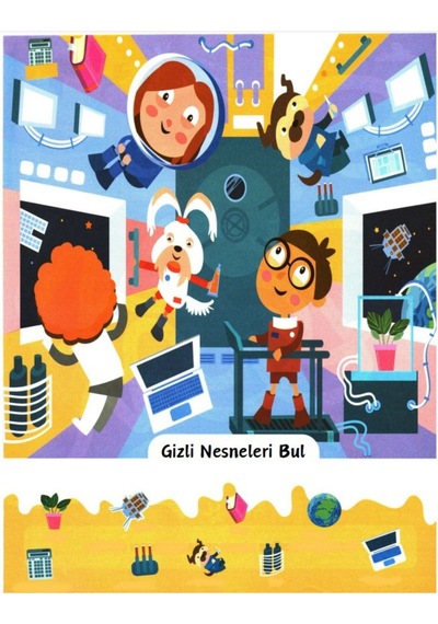 Gizli Nesneleri Bul Yaz-sil Kitabı