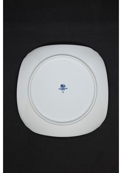 Soğan Desen Antika Porselen Karetabak/kase 21 Cm Mavi