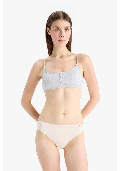 DeFacto Ribana 3'lü Askılı Brief Külot-Fall in Love D6404AX25SPPN36