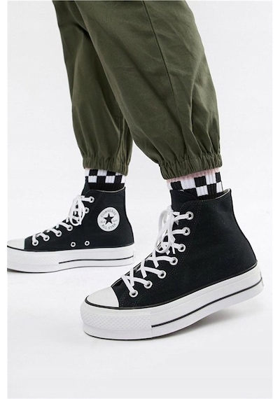 Converse Ctas Lift HI Kadın Günlük Spor Ayakkabı 560845CSIYAH Siyah Converse Ctas Lift HI Kadın Günlük Spor Ayakkabı 560845CSIYAH Siyah