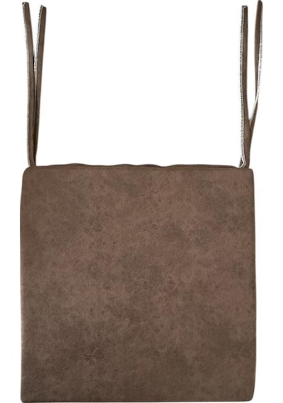 Sandalye Minderi Plastik Sandalye Koltuk Minderi 40 X 40 X 5 Cm Kahverengi Mavi