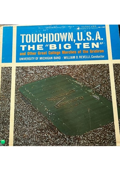 University Of Michigan Band - Touchdown, U.s.a. The "big Ten" Vinyl Lp