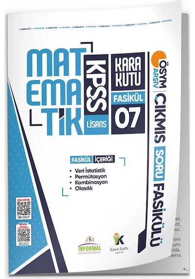 2026 Kpss Matematik Kara Kutu 7.fasikül Ösym Çıkmış Soru Bankası Permutasyon-olasılık Modüler Set
