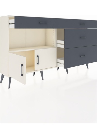 Arges Konsol Tek Raflı 4 Çekmeceli 2 Kapaklı 176x30x99 Aytaşı-ayt Aytaşı-aytaşı/antrasit Arges Konsol Tek Raflı 4 Çekmeceli 2 Kapaklı 176x30x99 Aytaşı-ayt Aytaşı-aytaşı/antrasit