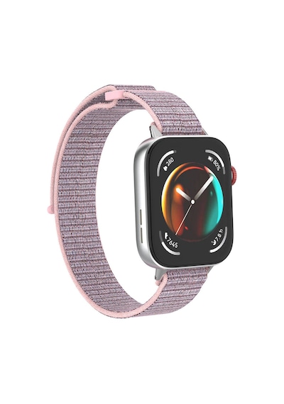 Kilifone - Huawei Watch Fit 3 Uyumlu - Kordon Metal Kordon Krd-03 - Pink Sand
