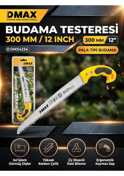 Dmax Profesyonel Budama Testeresi 300 Mm