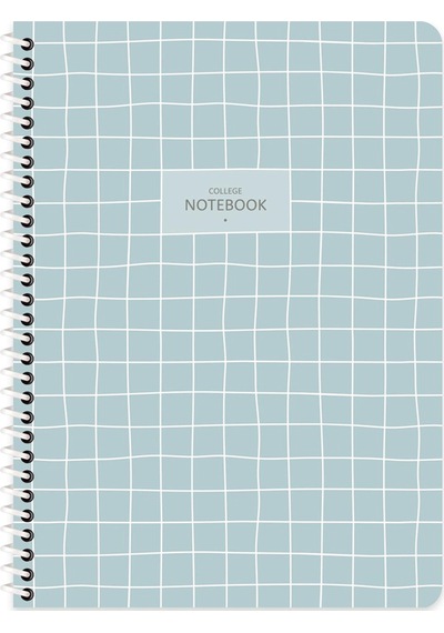 Keskin Color Defter Plastik Kapak Spiralli College 16,5x22,5 80 Yp Kar. Çok Renkli