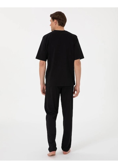 Pierre Cardin Erkek Kısa Kol 3'lü Şortlu Jakarlı Pijama Takım Kutulu Damat Çeyiz Set Lacıvert Pierre Cardin Erkek Kısa Kol 3'lü Şortlu Jakarlı Pijama Takım Kutulu Damat Çeyiz Set Lacıvert
