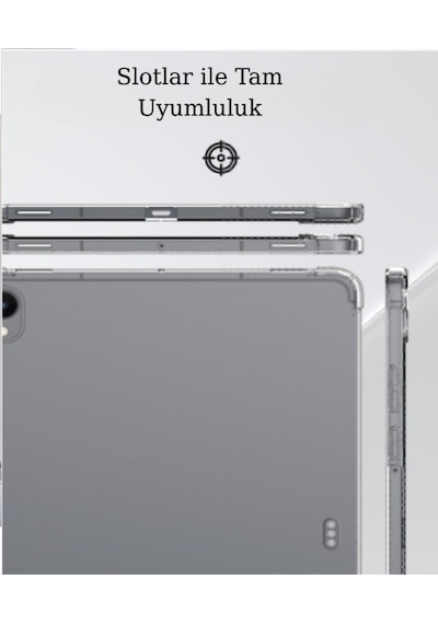 Fuchsia Galaxy Tab S11 İle Uyumlu Süper Silikon Tablet Kılıfı Arka Kapak