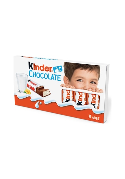Kinder Çikolata 8'li 100 Gr-10 Adet