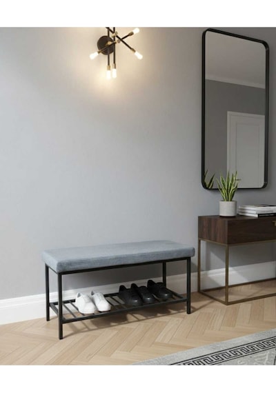 Özcan Metal Metal Ayaklı Raflı Bench Puf Bank Antre Mutfak Salon Yatak Odası Puf Bank 105 40 Mavi Özcan Metal Metal Ayaklı Raflı Bench Puf Bank Antre Mutfak Salon Yatak Odası Puf Bank 105 40 Mavi
