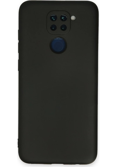 Newface - 422 - Xiaomi Redmi Note 9 Kılıf Nano İçi Kadife Silikon - Cadde101 - - Siyah Sıyah