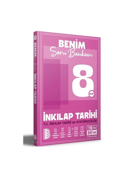 Benim Hocam 8. Sınıf İnkılap Tarihi Soru Bankam Ciltli 10 Sayfa