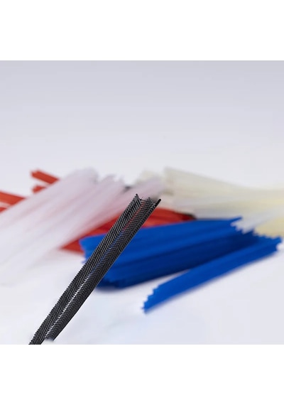 Fuyaku 7 Mm I-end Mikro İnce Fine Kılçık Etiketleme Plastiği Siyah 10.000 Adet