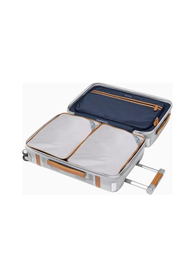 Paravel Aviator Carry-on Plus Kabin Boyu Trolley Valiz, Skyline Silver Gümüş