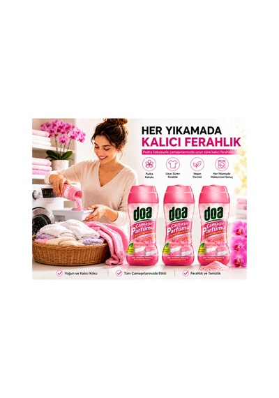 Pudra Kokulu 12 Li Dev Ekonomik Paket Çamaşır Parfümü Mis Gibi Kalıcı Ferahlık 210 Gr - 880594310 Diğer