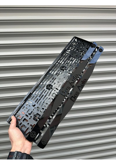 Vipplaka Das Auto Uyumlu Ortası Mat Plakalık
