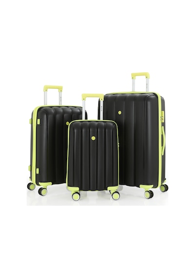 Mçs Üçlü Polipropilen Valiz Seti V305 S18y100033-set 00433 3'lü Set Çok Renkli