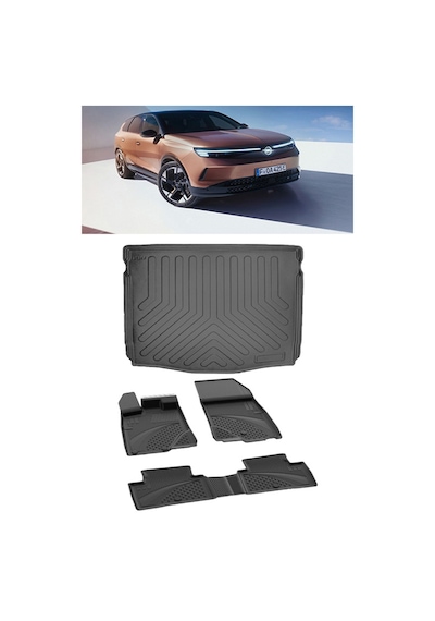 Sahler Opel Grandland Elektrikli 2025 Ve Sonrası 4.5d Paspas 3d Üst Rizline Bagaj Havuzu