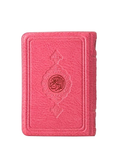 Cep Boy Kur'an-ı Kerim Pembe, Kılıflı, Mühürlü - Qhdh-829371