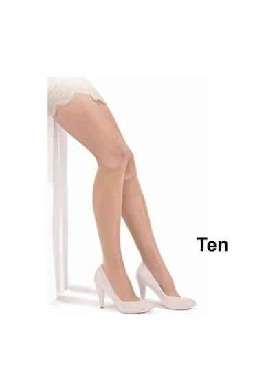 6 Adet Penti Fit 15 Pantolon Çorabı Dizaltı Çorap 15 Den Parlak