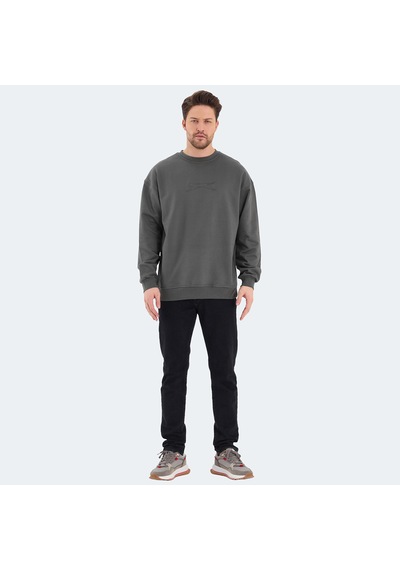 Slazenger VADIK Oversize Erkek  Haki Sweatshirt