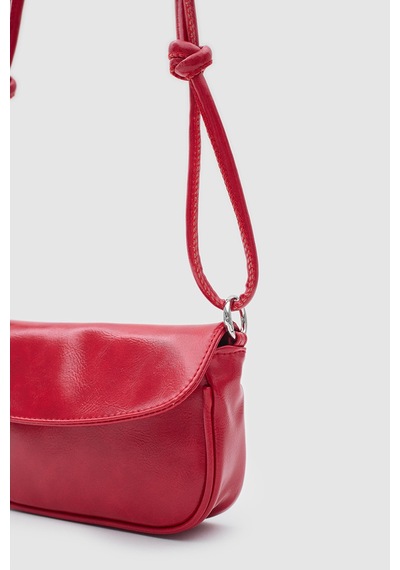 Shule Bags Dotti Mini Çapraz Çanta Kırmızı