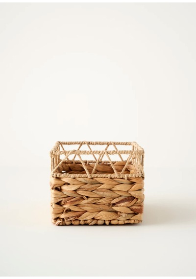 Bella Maison Vesna Dekoratif Sepet Naturel 25x18x14 Cm Ekru
