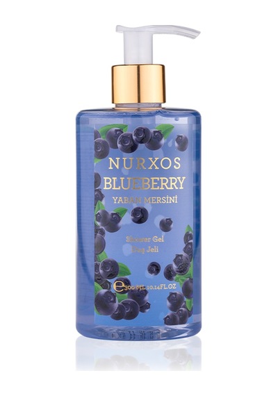 Nurxos 9890 Blueberry Yaban Mersini Hediyelik Kutulu 3'lü Set Vücut Spreyi & Losyon & Duş Jeli