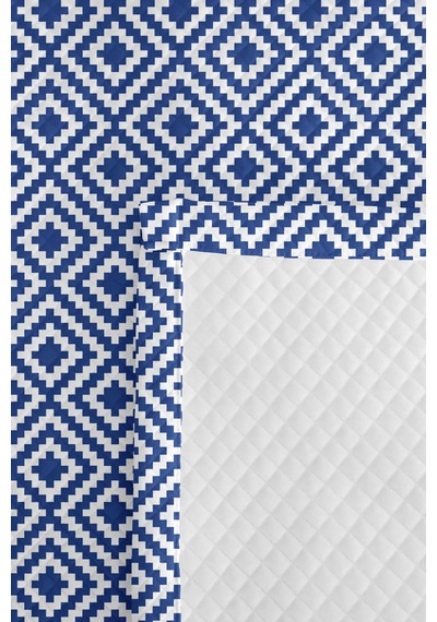 Mavi Geometrik Genç Odası Tek Kişilik Pike Takımı - Modern Beyaz 160x220 Cm Kapitone Yatak Örtüsü Kavrulmuş Kabuğu Geçişi Mavi Geometrik Genç Odası Tek Kişilik Pike Takımı - Modern Beyaz 160x220 Cm Kapitone Yatak Örtüsü Kavrulmuş Kabuğu Geçişi