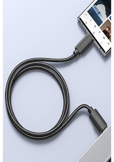 Earldom EC-188CC 1 M 60W Hasırlı Type-C To Type-C Pd Hızlı Şarj Kablosu M414