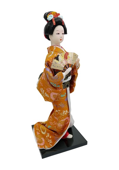 Japon Kimonolu Geyşa Bebek Kabuki Biblo 30 Cm No.8 Anime