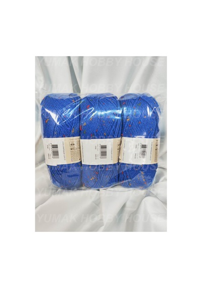 Favori Tweed Mavi El Örgü İpi 3 Adet - Renk: 016c