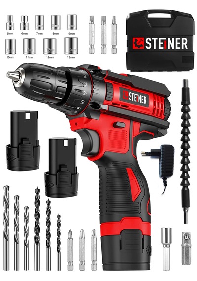 Steiner AR-128VF Li-ion K Çift Akülü Şarjlı Vidalama