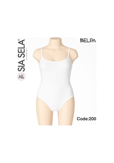 Belpa Şık Günlük Kombin Askılı Body Beyaz