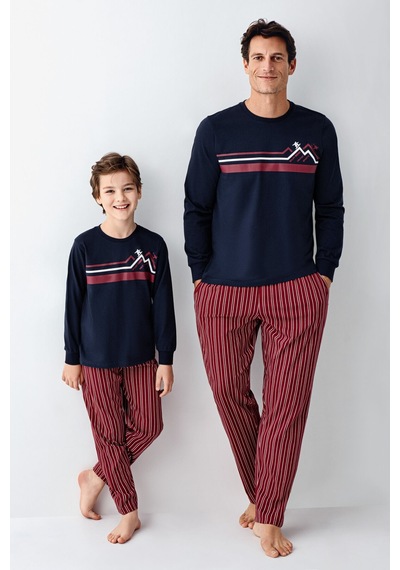 Rolypoly Erkek Lacivert Pijama Takımı Rp3648-s-v2 Lacivert