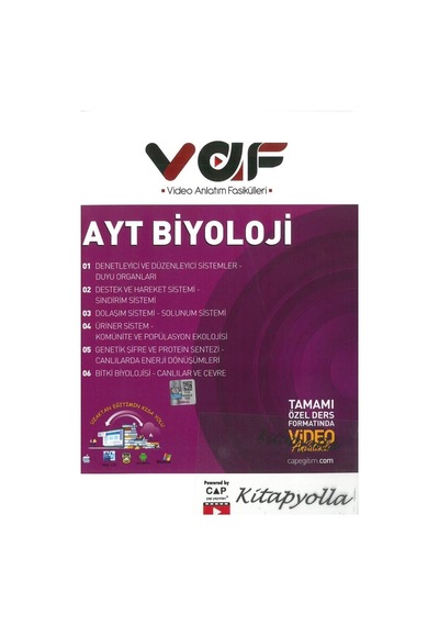 Çap Ayt Biyoloji Vaf 2021
