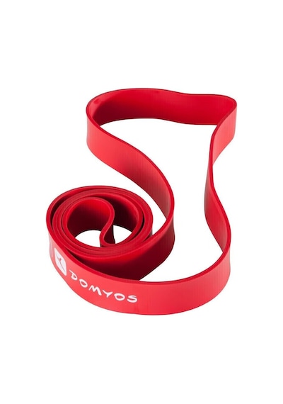 Decathlon Kırmızı Elastik Direnç Bandı - Yoga Pilates Fitness Egzersiz Bandı Kırmızı