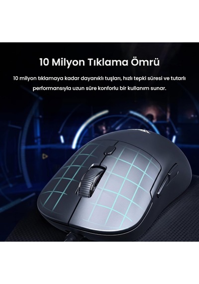 S35 7200 Dpı Rgb Efektli Makrolu Usb Kablolu Gaming Oyuncu Mouse Beyaz