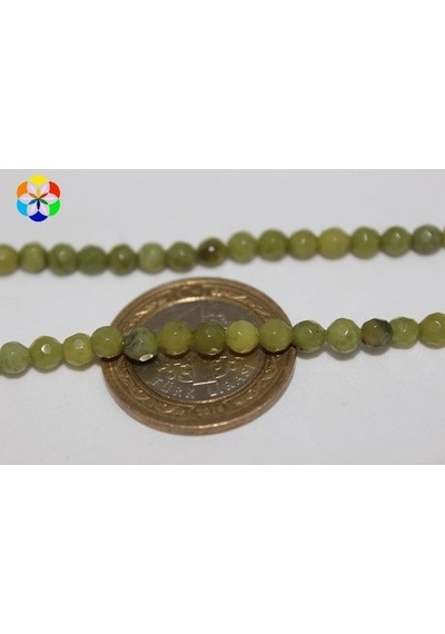 Peridot (Zebercet) Taşı Faset Kesim Dizi 4Mm