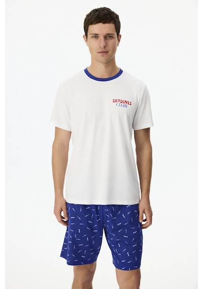 Penti Erkek Renkli Sardines Club Pijama Takımı