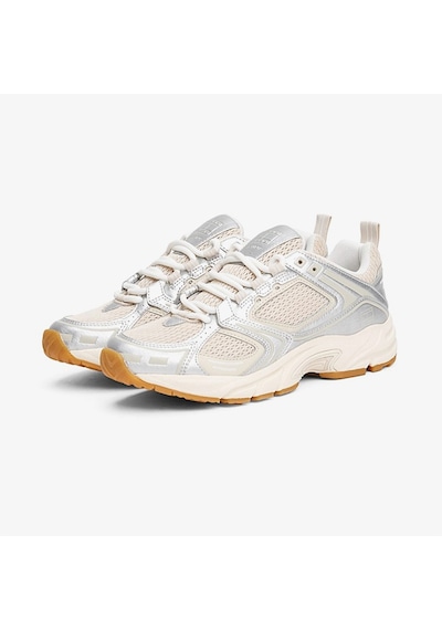 Tommy Hilfiger Archieve 97 Metallic Kadın Bej Sneaker 026 En0en02796 Bej