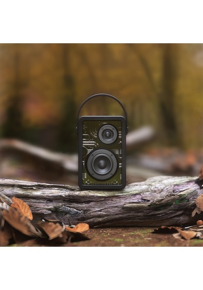 Lenyes S860 Rgb Işıklı Taşınabilir Bluetooth Speaker Hoparlör V5.3 Siyah