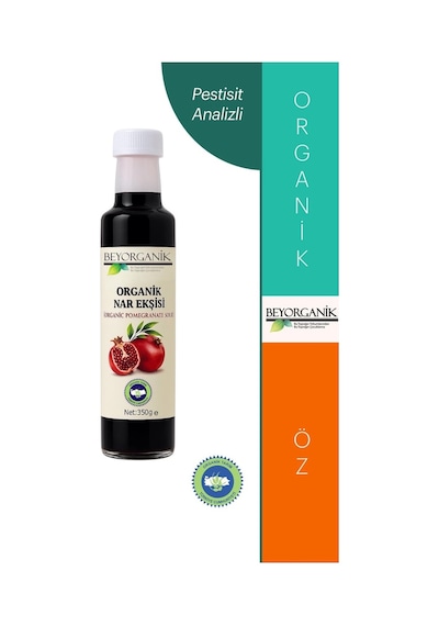 Beyorganik Pestisit Analizli Organik Nar Ekşisi 350 G