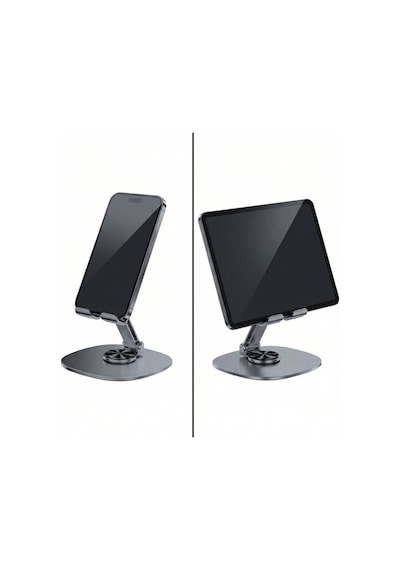Ayarlanabilir Metal Telefon Tablet Standı Katlanabilir Masaüstü Tutucu, Kaymaz, Ergonomik