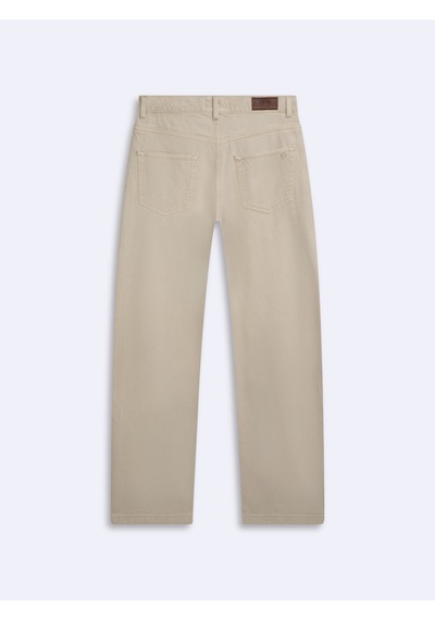 LTB Larrıe Baggy Orta Bel Bej Jean Pantolon