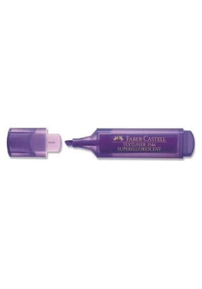 Faber-castell Fosforlu Mor Şeffaf Gövde Kalem 154636 Beyaz