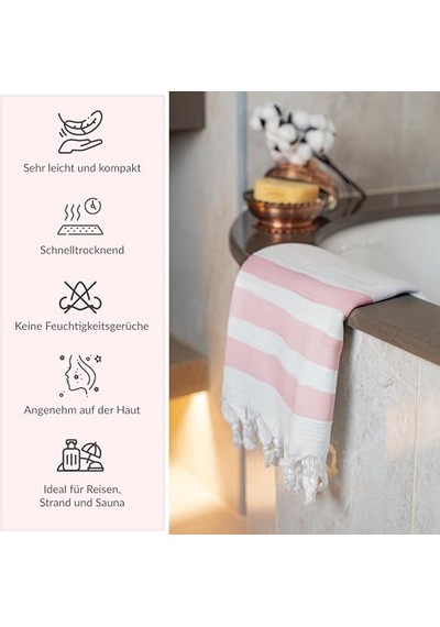 Pembe 2'li - 90 X 180 Cm - İnce & Transparan - Kadınlar İçin İpeksi Yumuşak Peştamal - Bambu & Pamuk Karışımı - Dokuma Şeritleri Solmaz Ve Uzun Ömürlü - Dekoratif Hediyelik Peştamal Açık Bej Pembe 2'li - 90 X 180 Cm - İnce & Transparan - Kadınlar İçin İpeksi Yumuşak Peştamal - Bambu & Pamuk Karışımı - Dokuma Şeritleri Solmaz Ve Uzun Ömürlü - Dekoratif Hediyelik Peştamal Açık Bej